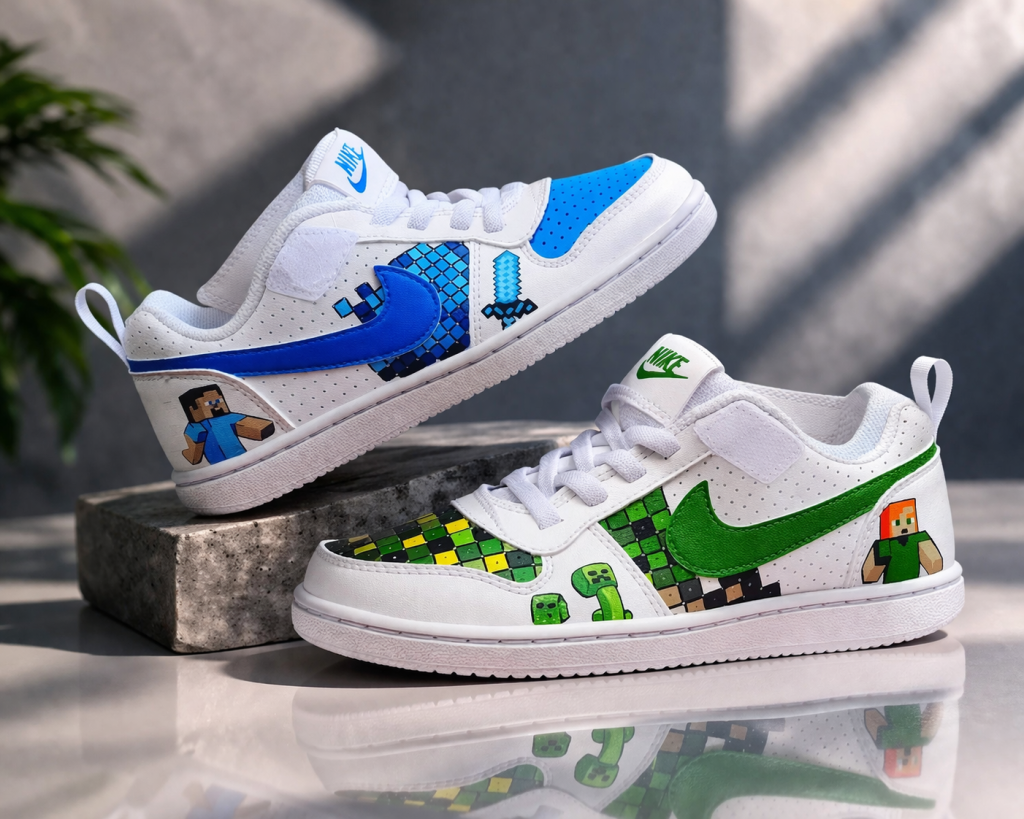 Custom Sneakers Minecraft